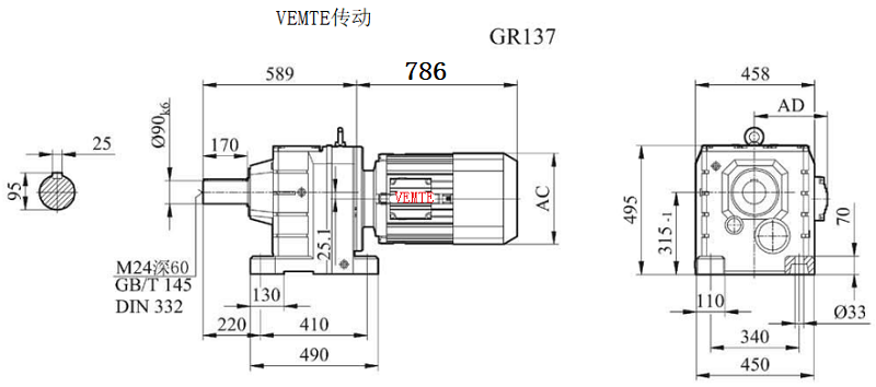 R137-Y55KW-4P-M4-0°减速机型号大全.png